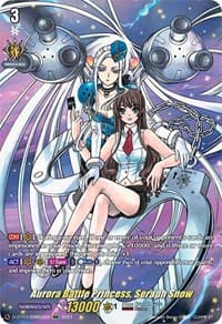 Aurora Battle Princess, Seraph Snow (DSR) - D-BT03: Advance of Intertwined Stars - Cardfight Vanguard card