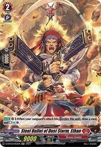 Steel Bullet of Dust Storm, Ethan (Holo) - D-BT03: Advance of Intertwined Stars - Cardfight Vanguard card