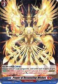 Prayer of Resonating Wishes (Holo) - D-BT03: Advance of Intertwined Stars - Cardfight Vanguard card