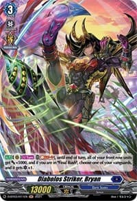 Diabolos Striker, Bryan (Holo) - D-BT03: Advance of Intertwined Stars - Cardfight Vanguard card