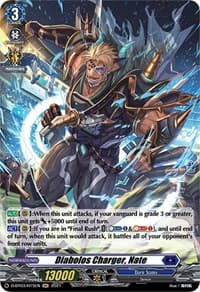 Diabolos Charger, Nate (Holo) - D-BT03: Advance of Intertwined Stars - Cardfight Vanguard card