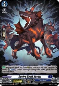 Desire Devil, Acratz (Holo) - D-BT03: Advance of Intertwined Stars - Cardfight Vanguard card