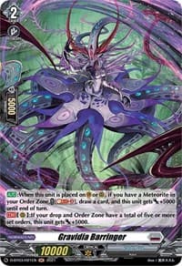 Gravidia Barringer (Holo) - D-BT03: Advance of Intertwined Stars - Cardfight Vanguard card