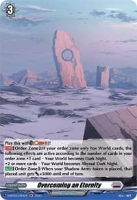 Overcoming an Eternity (Holo) - D-BT03: Advance of Intertwined Stars - Cardfight Vanguard card