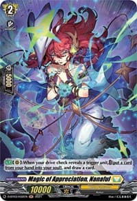 Magic of Appreciation, Nanaful (Holo) - D-BT03: Advance of Intertwined Stars - Cardfight Vanguard card