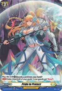 Pride to Protect (Holo) - D-BT03: Advance of Intertwined Stars - Cardfight Vanguard card
