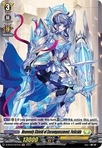 Heavenly Shield of Encompassment, Felicida (Holo) - D-BT03: Advance of Intertwined Stars - Cardfight Vanguard card