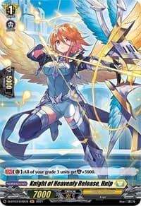 Knight of Heavenly Release, Hulp (Holo) - D-BT03: Advance of Intertwined Stars - Cardfight Vanguard card