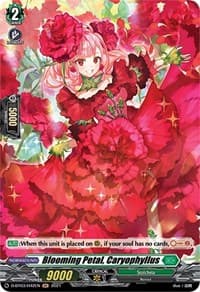 Blooming Petal, Caryophyllus (Holo) - D-BT03: Advance of Intertwined Stars - Cardfight Vanguard card
