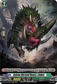 Sylvan Horned Beast, Linbur (Holo) - D-BT03: Advance of Intertwined Stars - Cardfight Vanguard card