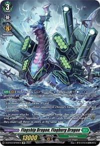 Flagship Dragon, Flagburg Dragon (SP) - D-BT03: Advance of Intertwined Stars - Cardfight Vanguard card