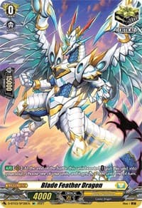 Blade Feather Dragon (SP) - D-BT03: Advance of Intertwined Stars - Cardfight Vanguard card