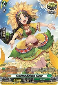 Aspiring Maiden, Alana (SP) - D-BT03: Advance of Intertwined Stars - Cardfight Vanguard card