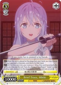Brief Truce, Hibiki - Date A Bullet - Weiss Schwarz card