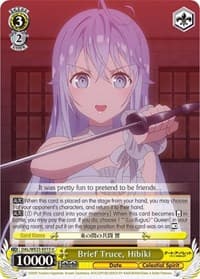 Brief Truce, Hibiki (Parallel Foil) - Date A Bullet - Weiss Schwarz card