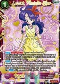 Launch, Feminine Wiles (Gold Stamped) - Mythic Booster - Dragon Ball Super: Masters card