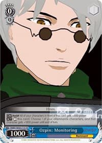 Ozpin: Monitoring - RWBY - Weiss Schwarz card
