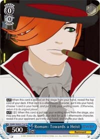 Roman: Towards a Heist - RWBY - Weiss Schwarz card