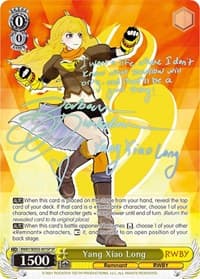 Yang Xiao Long (SP) - RWBY - Weiss Schwarz card
