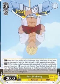 Sun Wukong - RWBY - Weiss Schwarz card