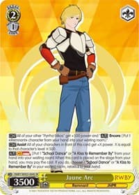 Jaune Arc (SR) - RWBY - Weiss Schwarz card