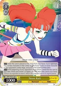 Neon Katt - RWBY - Weiss Schwarz card