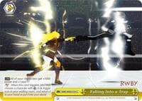Falling Into a Trap - RWBY - Weiss Schwarz card
