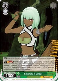 Emerald Sustrai - RWBY - Weiss Schwarz card