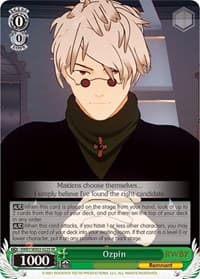 Ozpin (SR) - RWBY - Weiss Schwarz card