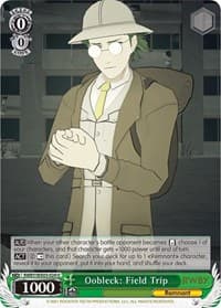 Oobleck: Field Trip - RWBY - Weiss Schwarz card