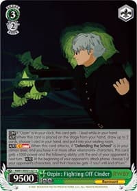 Ozpin: Fighting Off Cinder - RWBY - Weiss Schwarz card
