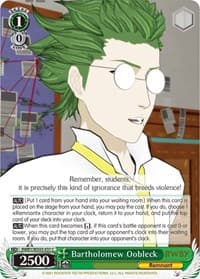 Bartholomew Oobleck - RWBY - Weiss Schwarz card