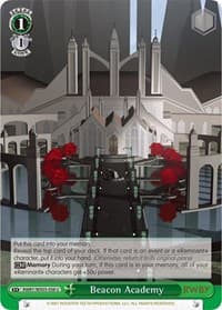 Beacon Academy - RWBY - Weiss Schwarz card