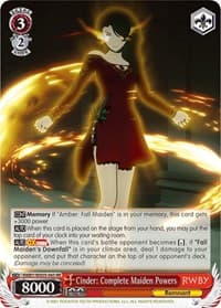 Cinder: Complete Maiden Powers - RWBY - Weiss Schwarz card