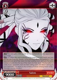 Salem - RWBY - Weiss Schwarz card