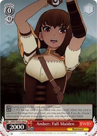 Amber: Fall Maiden - RWBY - Weiss Schwarz card