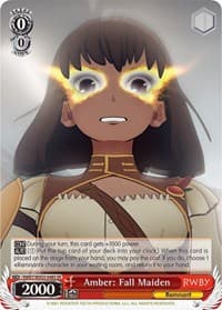 Amber: Fall Maiden (SR) - RWBY - Weiss Schwarz card