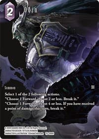 Odin (Full Art) - Crystal Dominion - Final Fantasy TCG card
