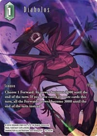 Diabolos (Full Art) - Crystal Dominion - Final Fantasy TCG card
