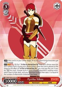 Pyrrha Nikos (SR) - RWBY - Weiss Schwarz card