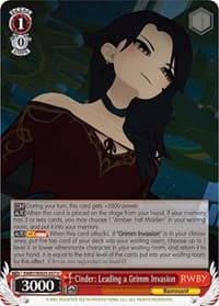 Cinder: Leading a Grimm Invasion - RWBY - Weiss Schwarz card