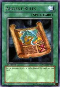 Ancient Rules - Strike of Neos - YuGiOh card