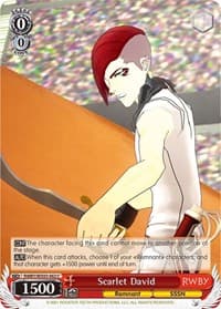 Scarlet David - RWBY - Weiss Schwarz card