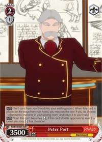 Peter Port - RWBY - Weiss Schwarz card