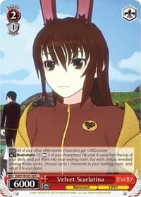 Velvet Scarlatina - RWBY - Weiss Schwarz card