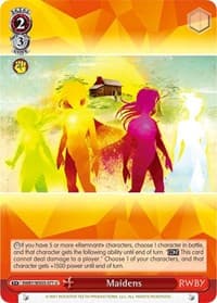 Maidens - RWBY - Weiss Schwarz card