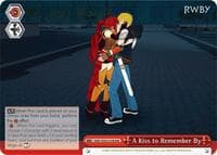 A Kiss to Remember By (RRR) - RWBY - Weiss Schwarz card