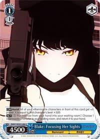 Blake: Focusing Her Sights - RWBY - Weiss Schwarz card
