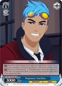 Neptune Vasilias (SR) - RWBY - Weiss Schwarz card