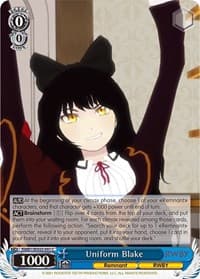 Uniform Blake - RWBY - Weiss Schwarz card